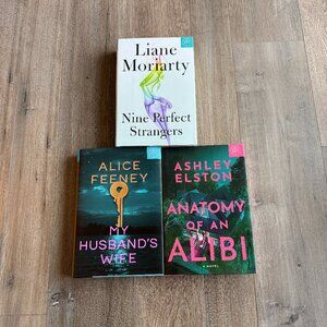 Bundle of 3 Thriller Books Liane Moriarty, Alice Feeney, Ashley Elston